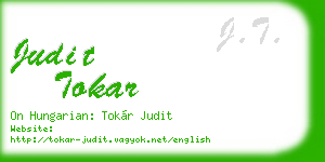 judit tokar business card